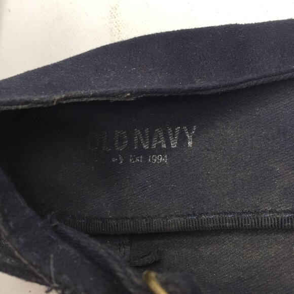 Old Navy Womens Blue T-Strap Mary Jane Shoe Suede Pointed Toe Formal Size 10 - Picture 8 of 9